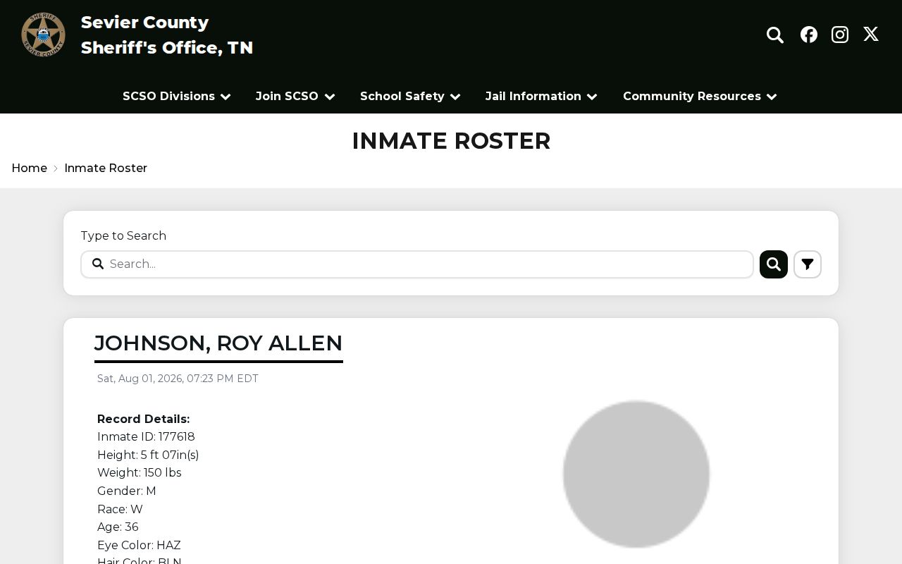 Sevier County current roster compared with released inmate records